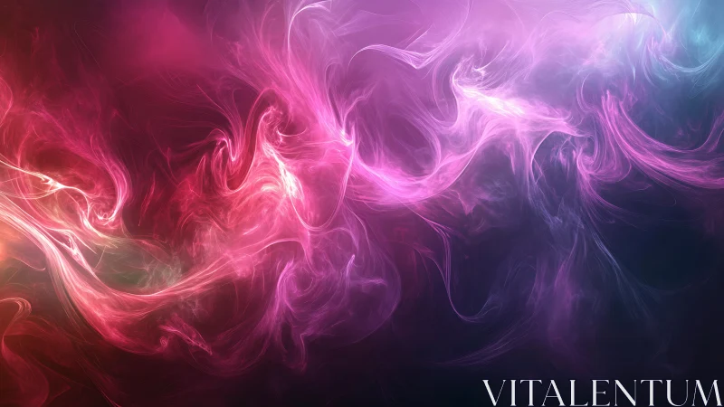 Chromatic plasma wisps in dynamic volumetric turbulence field.