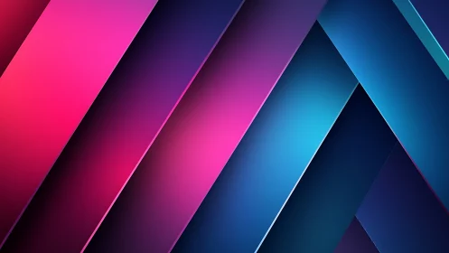 Neon gradient stripes intersect in a sleek abstract composition.