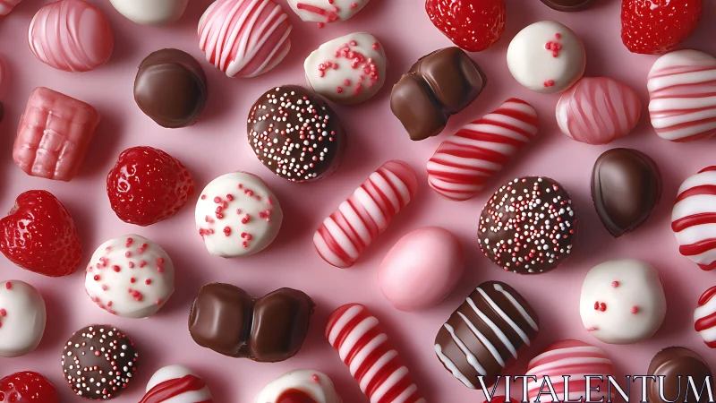 Sweet Collection of Chocolates and Candies.