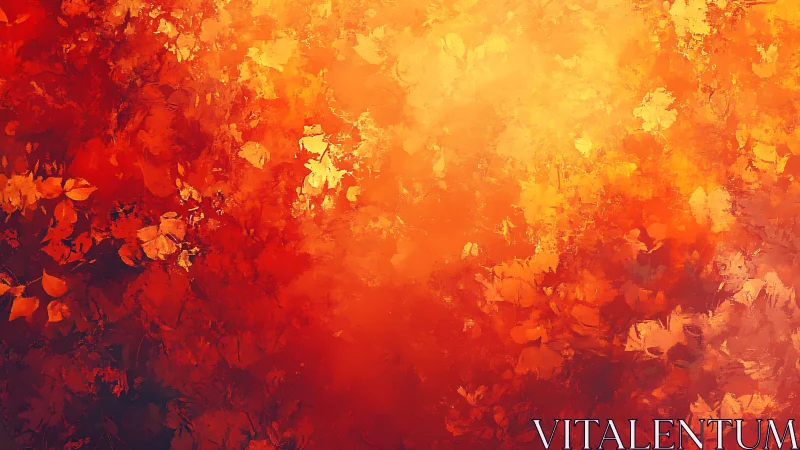 Abstract Fire Gradient with Warm Color Transitions.