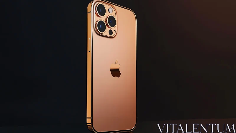 Gleaming Gold: iPhone Pro's Premium Design.