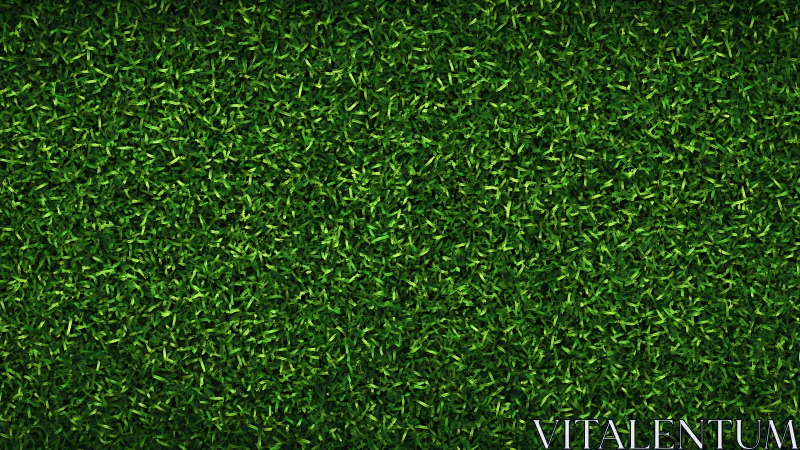 Photorealistic close-up turf texture with dense grass blades.