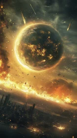 Planetfall Inferno Above a Dying Neon Metropolis.