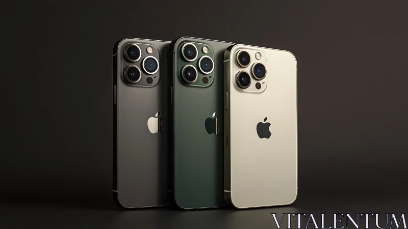 Apple iPhone 13 Pro models displayed in multiple finishes.
