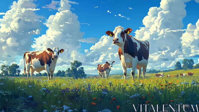 Cloud-topped meadow kingdom ruled by curious dairy queens.