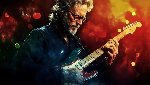 Soulful guitarist lets warm stage lights echo every note