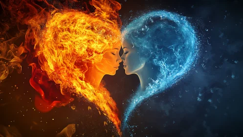 Fire and Ice: Dual-Element Profile Silhouette