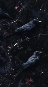 Nocturnal corvid array on entangled shadow-vein lattice.