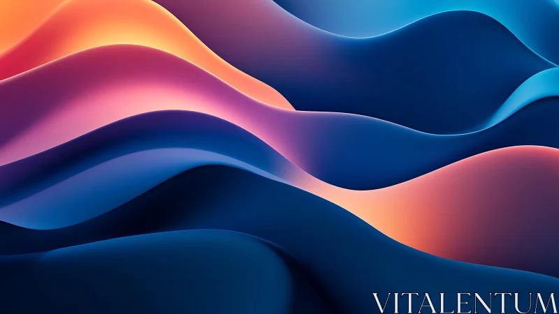 Soft glowing color waves drifting through a quiet dusk.