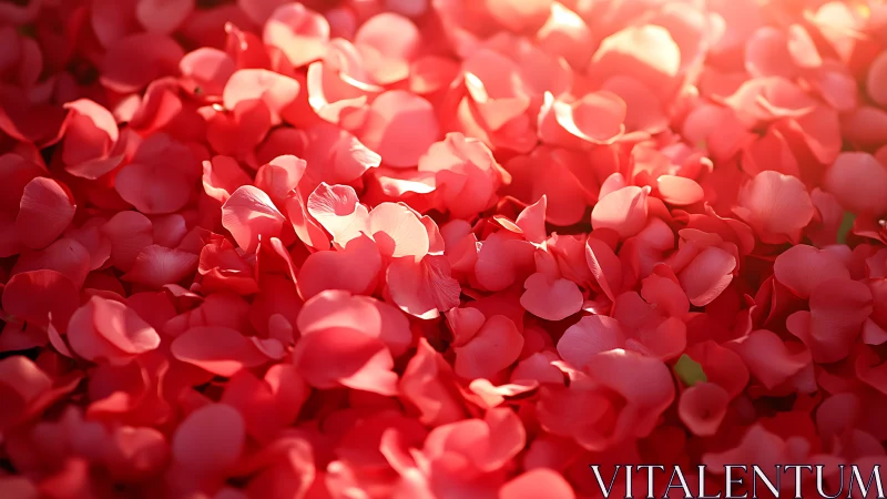 Crimson Whispers: A Thousand Velvet Petals Tumble.