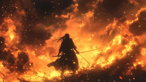 Warrior's Fiery Resolve Shines Through Inferno