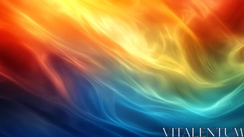 Spectral fluid dynamics gradient with luminous chromatic swirls.