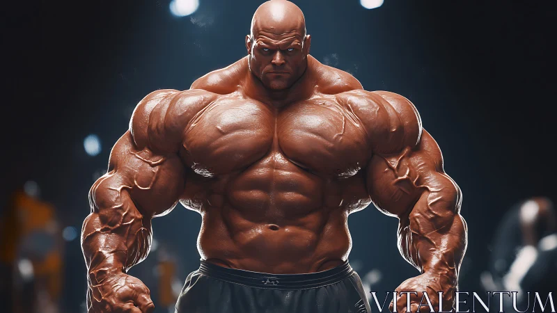 Hyperreal digital bodybuilder study emphasizes extreme hypertrophy
