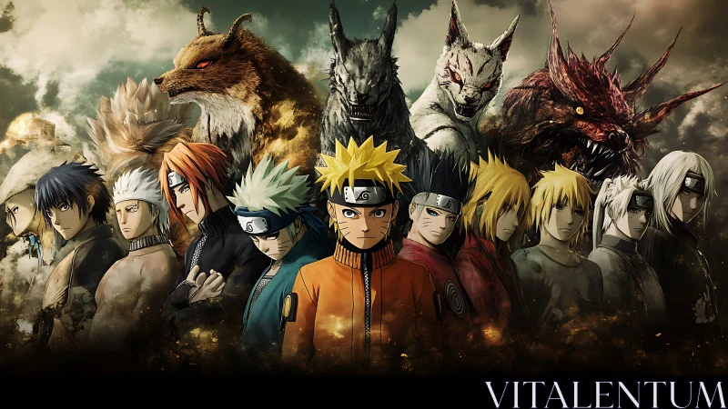Legendary ninja heroes united with their fierce inner beasts.