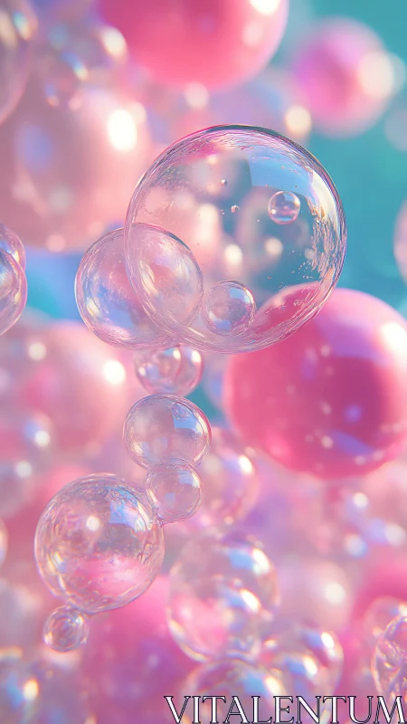 Translucent soap bubbles with subsurface scattering and bokeh depth