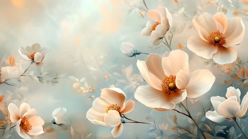 Soft Peonies Dance in Dreamy Blush Tones