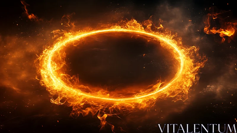 Cosmic Fire Ring: Nature's Most Stunning Portal.
