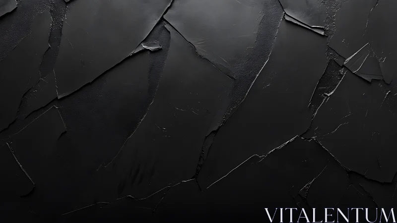 Midnight textures unfolding in layered black calmness.