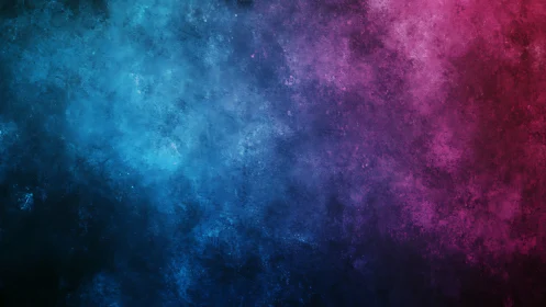 Bicolor nebula texture in deep cyan and magenta gradient.