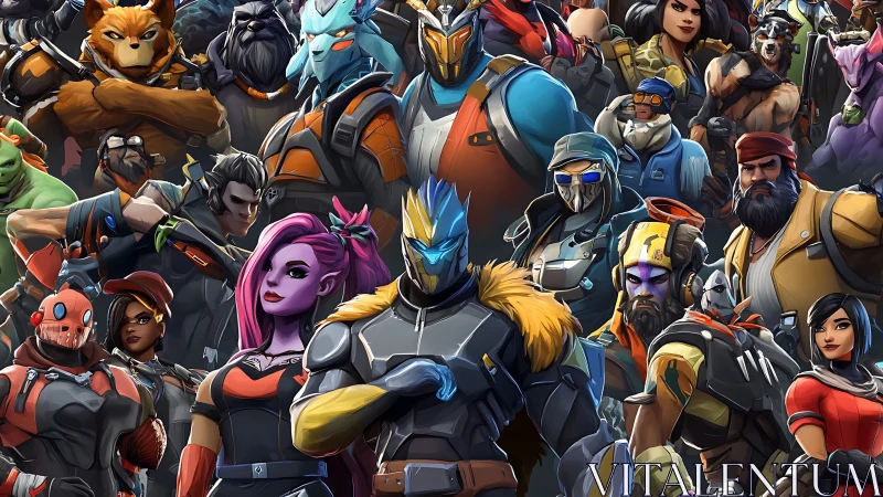 Colorful squad of armored heroes dominate comic battleground.