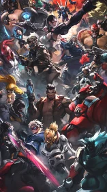 Heroic sci fi squad leaps into a bold, high energy battle