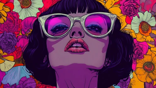 Bold pop art portrait celebrates color, confidence, and flair