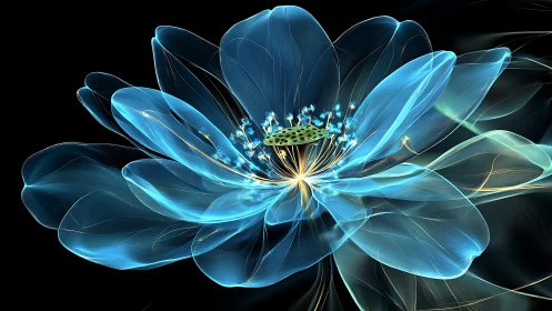 Luminous Bloom: Where Silicon Dreams Crystallize.