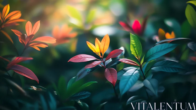 Luminous Foliage Study with Shallow Depth and Soft Bokeh.