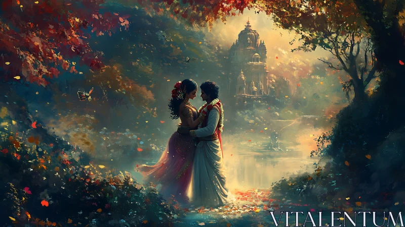 Two Souls Dance Through Enchanted Autumn Realms