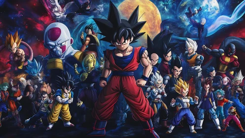 Epic anime heroes and rivals assemble in a cosmic showdown