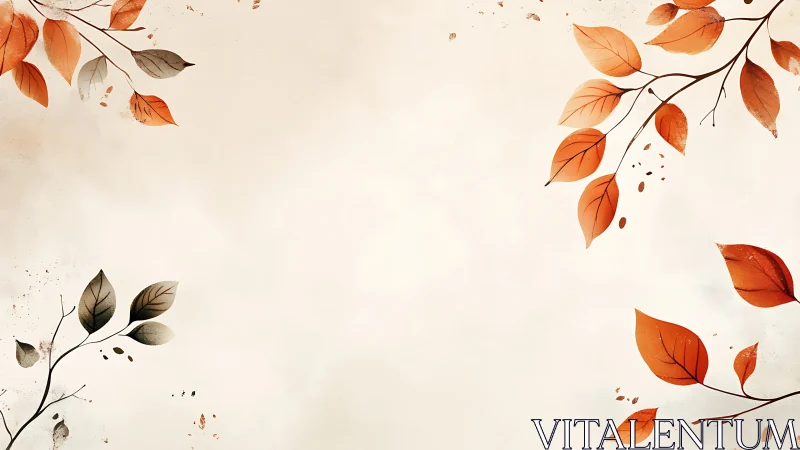 Autumn branches frame a quiet parchment of drifting light.