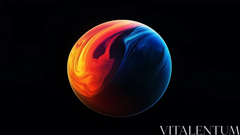 Bipolar chromatic sphere with fluid thermal gradients in void