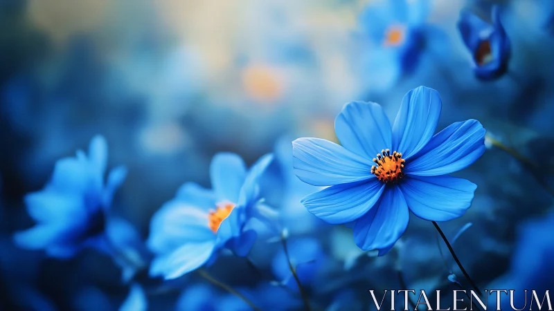 Blue Cosmos Petals: When Night Sky Blooms Into Flowers