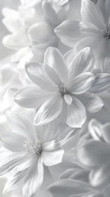 Monochromatic Dahlia Composite: Translucent Petals with Selective Focus Technique.