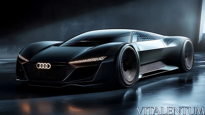 Midnight concept coupe prowls a chrome-slicked future studio