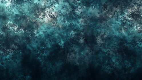 Abstract blue textured background with cloudy, painterly effect.