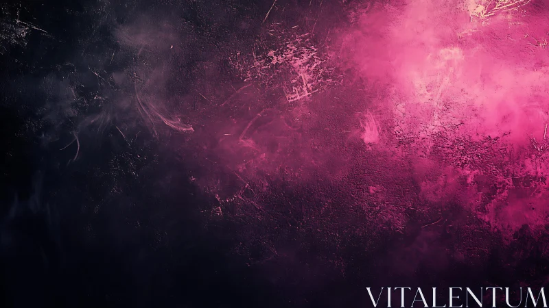 Moody Abstract Pink and Black Grunge Texture Background.