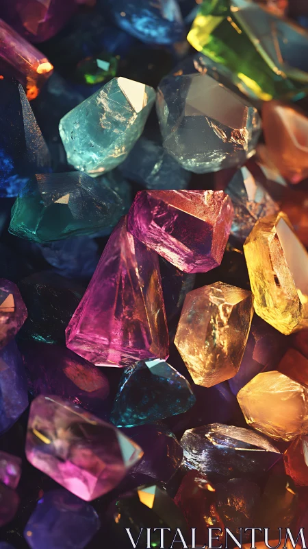 Mixed translucent crystals form a tightly packed surface