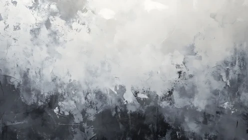 Monochrome atmospheric abstraction layers soft light and shadow