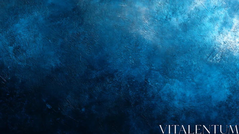 Deep blue textured gradient evokes depth and calm focus.