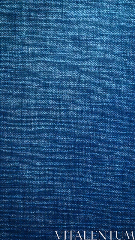 Cozy blue woven fabric with gentle texture and calm charm.