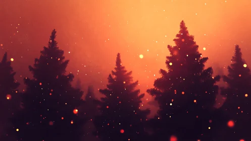 Winter Wonderland's Warm Glow.