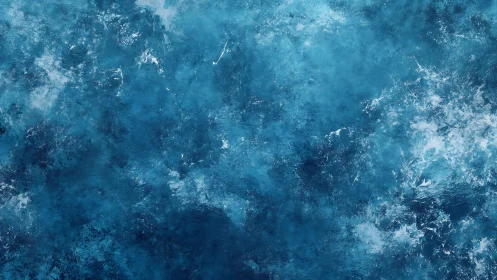 Velvety Blue Drift, Like Quiet Ocean Clouds Meeting Sky.