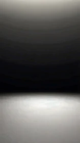 Empty gradient-lit studio floor meets dark background