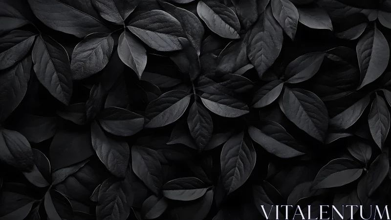 Dense overlapping dark leaves forming uniform foliage pattern.