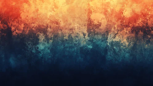 Abstract textured background in warm and cool gradient tones.