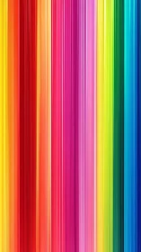 Rainbow ribbons of light cascading in playful harmony.