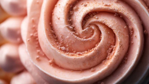 Chocolate or Taupe Swirl with Granular Surface Texture