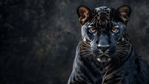 Black Panther's Piercing Gaze Meets the Camera.