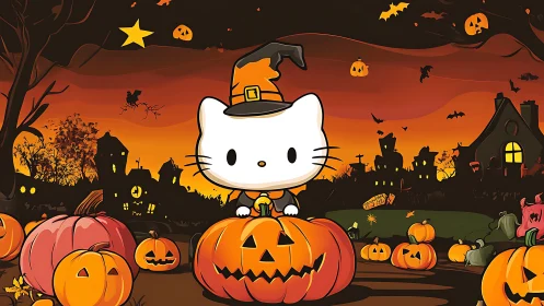 Hello Kitty Halloween Pumpkin Patch Adventure.